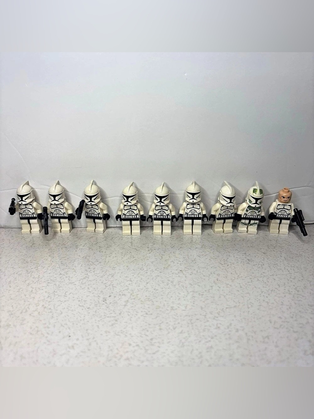 9 Lego Star Wars Clone Trooper Phase 1 Minifigures